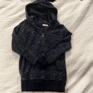 Appaman Navy Heathered Hoodie Sweatshirt